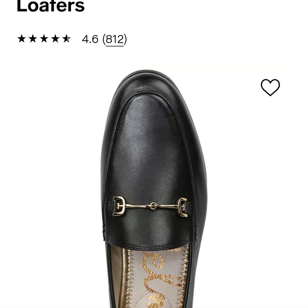 BRAND NEW! Sam Edelman Black Loafer size 8.5 - Picture 4 of 5